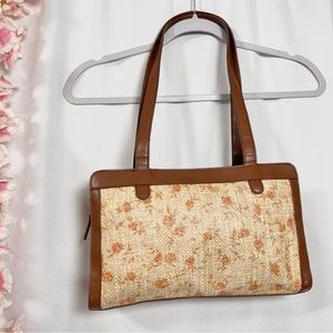 🌸 4/$20 Vintage Preston & York Boho Shoulder bag w/ woven texture